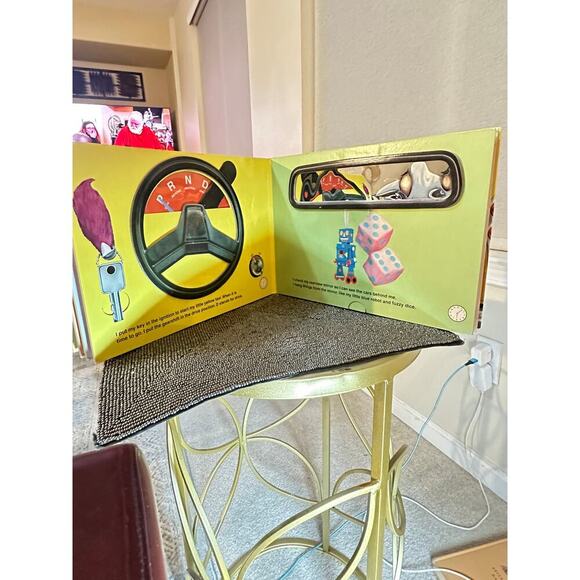 My Little Yellow Taxi 1st Edition Interactive Board Book Stephen T. Johnson 2001 - Picture 8 of 12